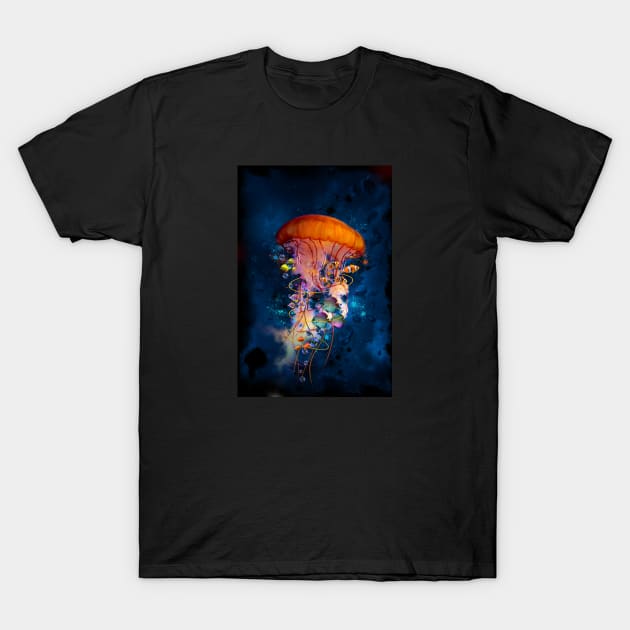 Jellyfish World T-Shirt by DavidLoblaw